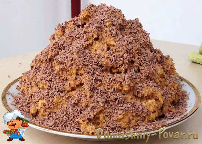Торт Муравейник без выпечки из печенья