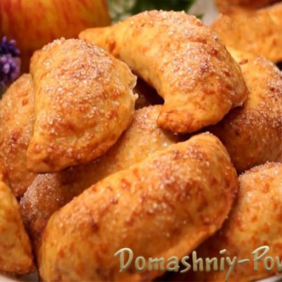 Пирожки из сырного теста с яблоками рецепт с фото на сайте Домашний повар