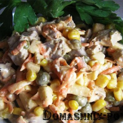 Купеческий салат со свининой на сайте кулинарных рецептов