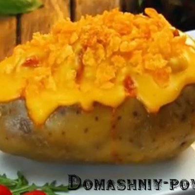 Печеный картофель по-строгановски на сайте кулинарных рецептов