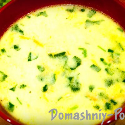 Суп с куриными яйцами и сыром на сайте кулинарных рецептов