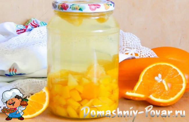 Компот из апельсинов рецепт на зиму