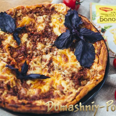 Пицца Болоньезе на сайте Домашний повар