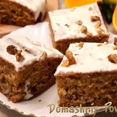 Медовый пирог со сметанным кремом простой рецепт в духовке с фото на сайте Домашний повар