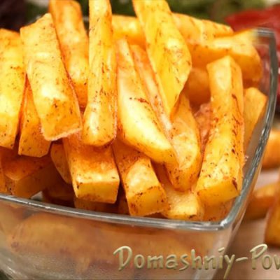 Картошка Фри без масла в духовке рецепт с фото на сайте Домашний повар