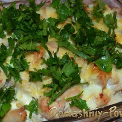 Запеканка из курицы и картофеля в духовке с сыром рецепт с фото на сайте Домашний повар