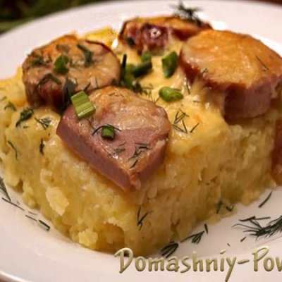 Запеканка с картофелем и сосисками в духовке рецепт с фото на сайте Домашний повар