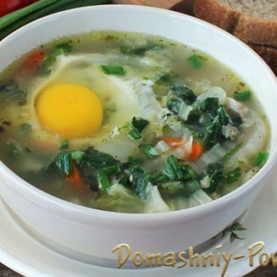 Щавелевый суп с яйцом классический рецепт с фото на сайте Домашний повар