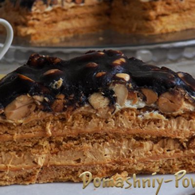 Воздушный торт Сникерс рецепт с фото пошагово на сайте Домашний повар