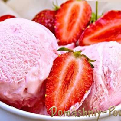 Клубничное мороженое в домашних условиях рецепт на сайте Домашний повар