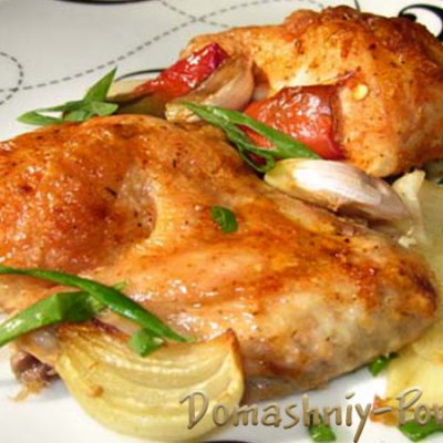 Курица в кефире в духовке рецепт с фото на сайте Домашний повар