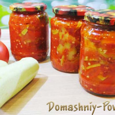 Лечо из кабачков и помидоров на зиму рецепт на сайте Домашний повар