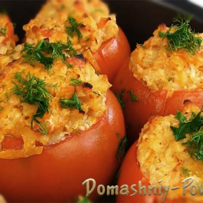 Фаршированные помидоры на праздничный стол рецепт с фото, на сайте Домашний повар